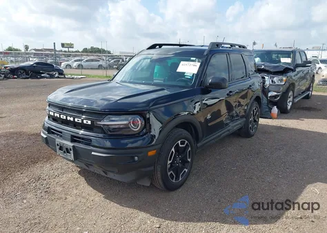 2023 Ford Bronco Sport Outer Banks z USA, uszkodzony, nr VIN 3FMCR9C61PRD54350